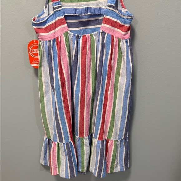 Wonder Nation Multicolor Striped Kids Dress - Picture 9 of 11